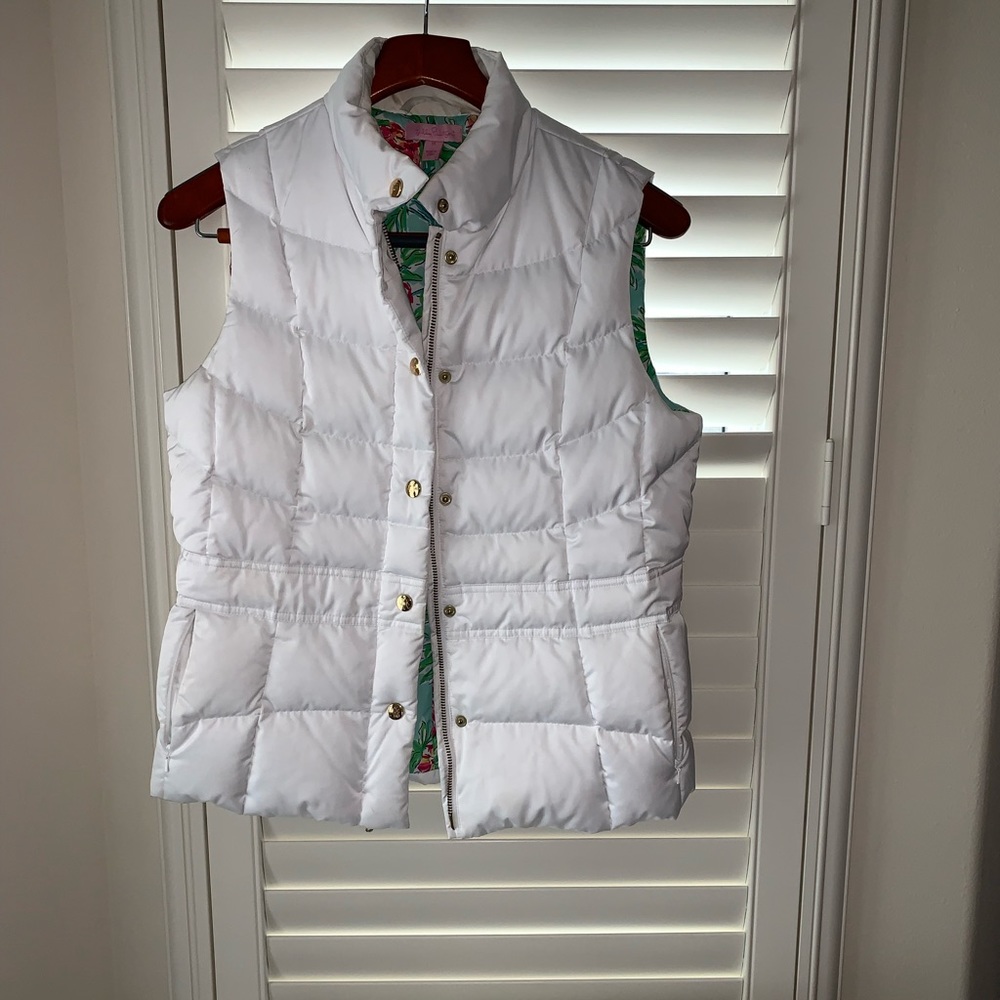Lily Pulitzer Puffer Vest LIKE NEW Medium